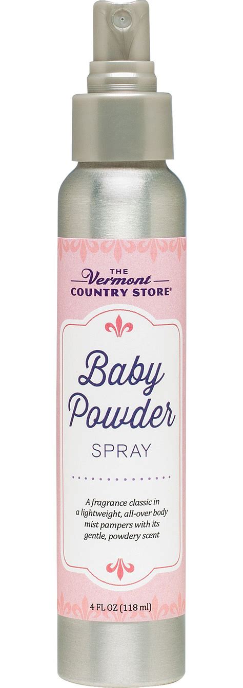 baby powder scented body spray.